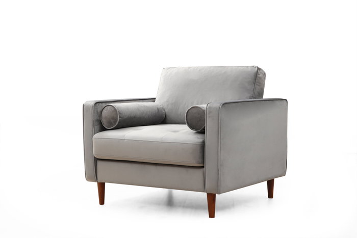 Atelier Del Sofa Rome - Sillón orejero Gris claro Atelier Del Sofa Rome - Sillón orejero Gris claro